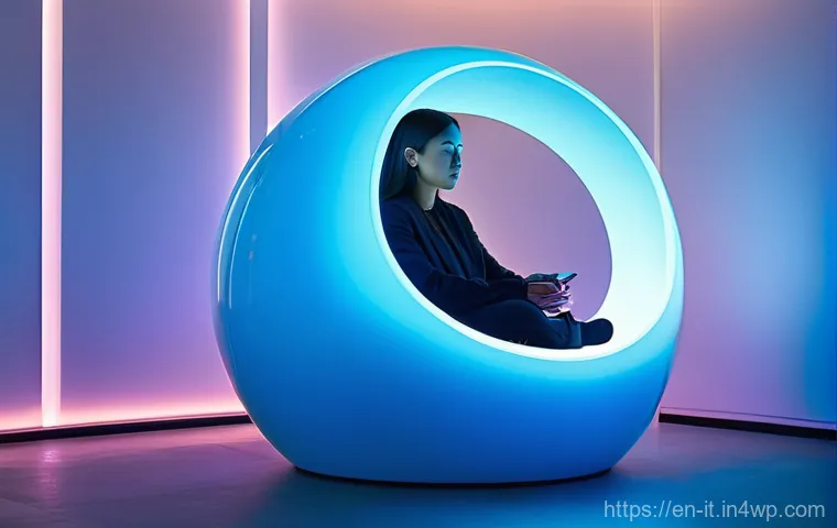 다감각 예술 경험 디자인의 인터랙티브 요소 - **Prompt 2: Multi-Sensory Haptic and Olfactory Pathway**
    "A diverse group of individuals, all in...