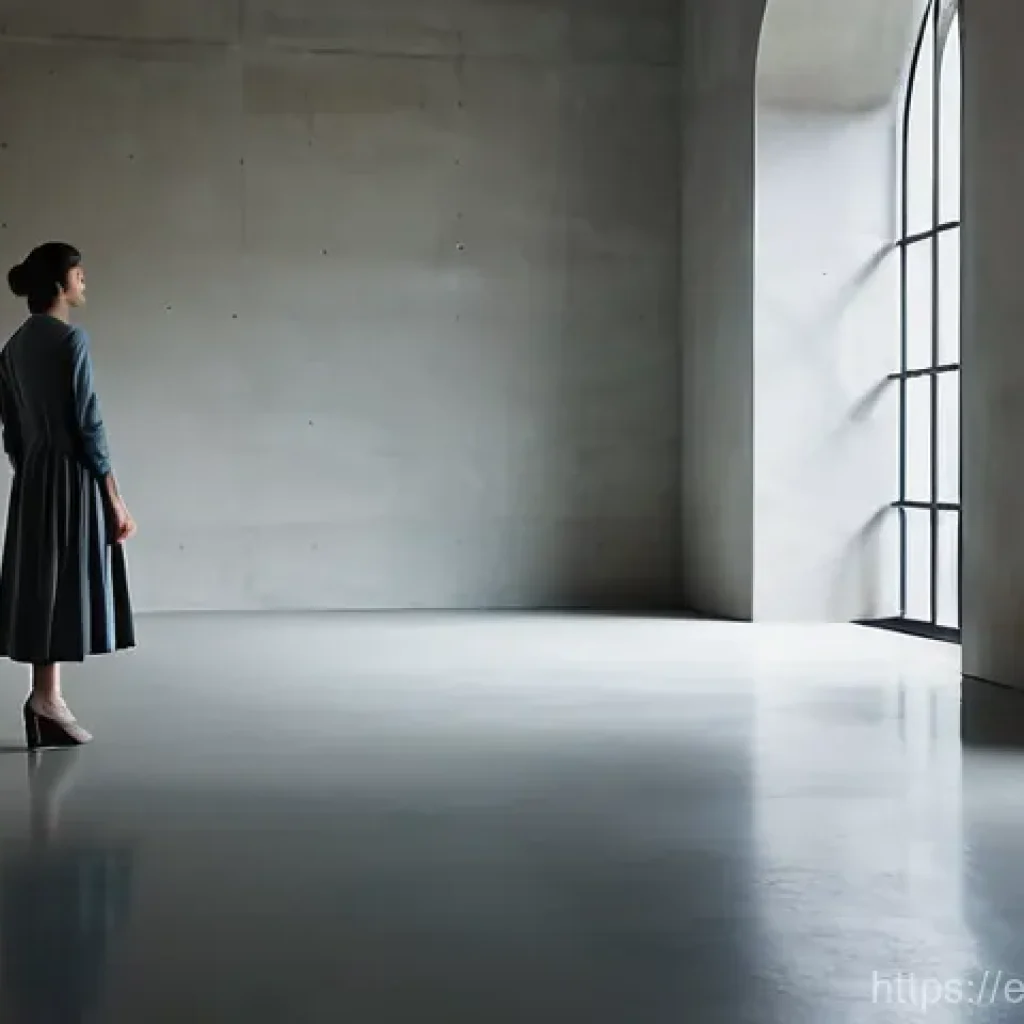 다감각 예술 경험 디자인에서의 커뮤니케이션 기술 - **Prompt 1: "The Whispering Gallery"**
A lone woman stands in a vast, softly lit art gallery, we...