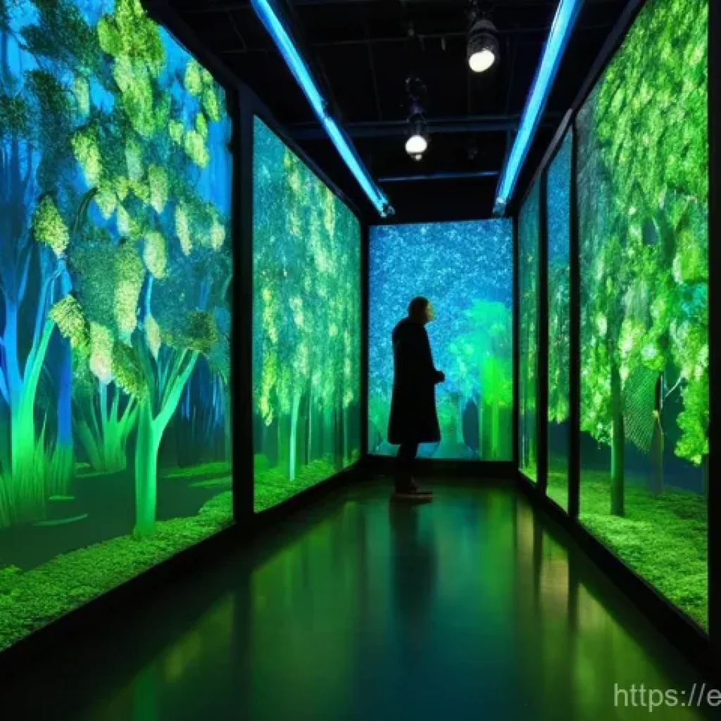 다감각 예술 경험 디자인의 성공적인 마케팅 전략 - The "Enchanted Forest" Immersive Art Installation**
"A group of diverse individuals, fully clothed ...